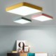 Energy Saving Ceiling Light Simlpe LED Flush Mount Thin Square Light Study Living Room Bedroom Light