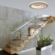 Side Illuminating Bedroom Living Room Light Modern LED Flush Mount Water Drop Terrace Ceiling Light