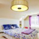 Living Room Bedroom Study Kid's Room Lighting Large Bamboo Flush Mount Creative Ceiling Light