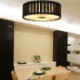 Living Room Bedroom Study Kid's Room Lighting Large Bamboo Flush Mount Creative Ceiling Light