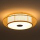 Living Room Bedroom Dining Room Light Special Bamboo Flush Mount Creative Round Ceiling Light