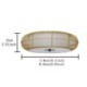 Living Room Bedroom Dining Room Light Special Bamboo Flush Mount Creative Round Ceiling Light