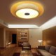 Living Room Bedroom Study Dining Room Lighting Modern Bamboo Flush Mount Woven Ceiling Light