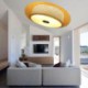 Living Room Bedroom Study Dining Room Lighting Modern Bamboo Flush Mount Woven Ceiling Light