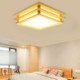 Wooden Ceiling Light Living Room Bedroom Study Lighting Nordic Cuboid LED Ceiling Light