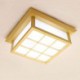 Modern Wooden Ceiling Light Balcony Aisle Lighting Simple LED Ceiling Light