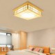 Pinus Wooden Ceiling Light Living Room Bedroom Study Lighting LED Ceiling Light