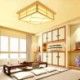 LED Ceiling Light Bedroom Study Lighting Creative Wooden Ceiling Light