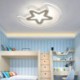 LED Flush Mount Light Bedroom Fixture Ultrathin Star Shape Kids Room Lighting