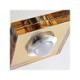 Flush Mounted 3W LED Amber Crystal Ceiling Light