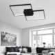 Modern Simple Acrylic Ceiling Light Unique Quadrate Light Energy Saving Light Flush Mount LED Ceiling Light