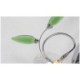 Green Leaves Pattern LED Flush Mounted Ceiling Light with 6 Lights