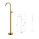 Freestanding Tub Faucet with Hand Shower in Golden