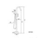 Floor Mounted Bath Shower Mixer Tap Luxury Freestanding Bathroom Tub Shower Faucet