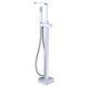 Bathtub Faucets Freestanding Tub Fillers Floor Mounted Faucet Filler with Hand Shower