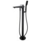 Floor Mount Brass Faucets With Hand Shower Freestanding Bathtub Faucet