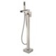 Waterfall Freestanding Bathtub Faucet Floor Mounted Bath Tub Filler Faucets High Flow