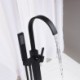 Floor Mounted Freestanding Bathtub Faucet with Hand Shower Tub Filler Faucet