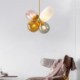 Colored Glass Princess Balloon Light Bedroom Children Nordic Unique Pendant Light