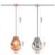 Soap Bubble Glass Ceiling Light Kitchen Island Lamp Colorful Pendant Light