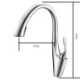 Chrome/Nickel Brushed/Black Pull Out Kitchen Faucet Rotatable Mixer Tap Water Flow Switchable Tap