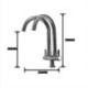 High Double Spouts Stainless Steel Kitchen Faucet Kitchen Tap