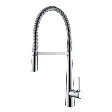 Creative Spring Kitchen Sink Tap Chrome Kitchen Faucet