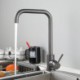 Kitchen Faucet Mixer Tap in Stainless Steel