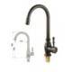 Single Handle Oil Rubbed Bronze Kitchen Sink Mixer Faucet