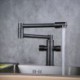 Foldable Kitchen Tap Elegant Black Kitchen Pot Filler Faucet