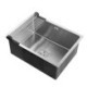 Top Mount Stainless Steel Single Bowl Kitchen Sink (Faucet Not Included)