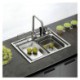 Topmount Single Bowl Stainless Steel Kitchen Sink 18in (Faucet Not Included)