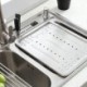 Stainless Steel Double Kitchen Sink with Drain Board