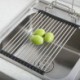 Stainless Steel Double Kitchen Sink with Drain Board