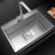 Handmade Thicken Sink Stainless Steel Kitchen Sink Single Bowl