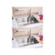 304 Stainless Steel Single Bowl Drop-In Kitchen Sink with Drainboard