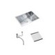 Top Mount Stainless Steel Single Bowl Kitchen Sink (Faucet Not Included)