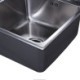 Drop-In Stainless Steel Kitchen Sink with Two Bowls (Faucet Not Included)