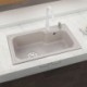 Oatmeal Washing Sink Single Bowl Quartz Kitchen Sink