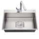 Handmade Thicken Sink Stainless Steel Kitchen Sink Single Bowl