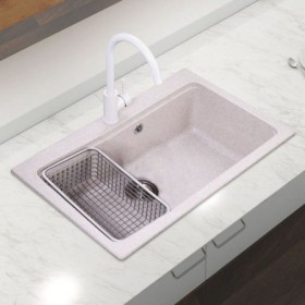 YL7648 Single Bowl Quartz Kitchen Sink Oatmeal Washing Sink