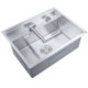 304 Stainless Steel Invisible Single Bowl Sink With Faucet Hidden Kitchen Sink