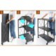 3 Layer Freestanding Foldable Kitchen Storage Rack