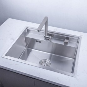 Hidden Kitchen Sink 304 Stainless Steel Invisible Kitchen Sink With Tap