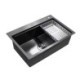 HM7848S Black Single Bowl Kitchen Sink Stainless Steel Kitchen Washing Bowl