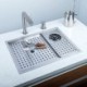 304 Stainless Steel Kitchen Sink with Cup Washer and Drain Board