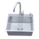 Manual Single Bowl Stainless Steel Kitchen Sink Tank