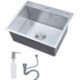 Manual Single Bowl Stainless Steel Kitchen Sink Tank