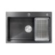 Black Single Bowl Kitchen Washing Sink in Stainless Steel