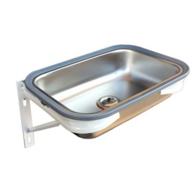 Stainless Steel Single Bowl Wall Mounted Kitchen Sink